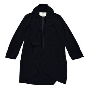 WILFRED ARITZIA Black Lightweight Business Casual Blouse Jacket Womens 00